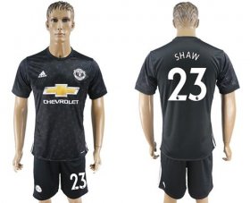 Wholesale Cheap Manchester United #23 Shaw Away Soccer Club Jersey