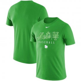 Wholesale Cheap New York Mets Nike MLB Practice T-Shirt Green