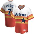 Wholesale Cheap Houston Astros #7 Craig Biggio Nike Home Cooperstown Collection Player MLB Jersey White