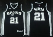 Wholesale Cheap San Antonio Spurs #21 Tim Duncan Revolution 30 Swingman 2014 New Black Jersey