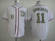 Wholesale Cheap Nationals #11 Ryan Zimmerman White USMC Cool Base Stitched MLB Jersey
