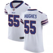 Wholesale Cheap Nike Bills #55 Jerry Hughes White Men's Stitched NFL Vapor Untouchable Elite Jersey