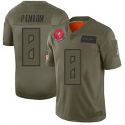 Wholesale Cheap Nike Buccaneers #8 Bradley Pinion Camo Youth Stitched NFL Limited 2019 Salute To Service Jersey