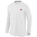 Wholesale Cheap Nike Kansas City Chiefs Sideline Legend Authentic Logo Long Sleeve T-Shirt White