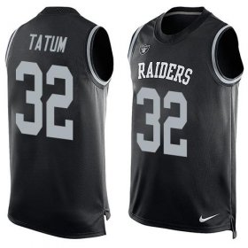 Wholesale Cheap Nike Raiders #32 Jack Tatum Black Team Color Men\'s Stitched NFL Limited Tank Top Jersey