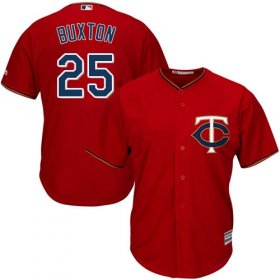 Wholesale Cheap Twins #25 Byron Buxton Red Cool Base Stitched Youth MLB Jersey