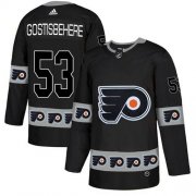 Wholesale Cheap Adidas Flyers #53 Shayne Gostisbehere Black Authentic Team Logo Fashion Stitched NHL Jersey