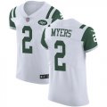Wholesale Cheap Nike Jets #2 Jason Myers White Men's Stitched NFL Vapor Untouchable Elite Jersey
