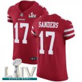 Wholesale Cheap Nike 49ers #17 Emmanuel Sanders Red Super Bowl LIV 2020 Team Color Men's Stitched NFL Vapor Untouchable Elite Jersey