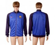 Wholesale Cheap Barcelona Soccer Jackets Purple