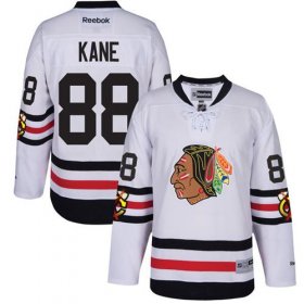 Wholesale Cheap Blackhawks #88 Patrick Kane White 2017 Winter Classic Stitched Youth NHL Jersey