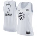 Wholesale Cheap Nike Toronto Raptors #7 Kyle Lowry White Women's NBA Jordan Swingman 2018 All-Star Game Jersey