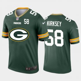 Wholesale Cheap Green Bay Packers #58 Christian Kirksey Green Men\'s Nike Big Team Logo Player Vapor Limited NFL Jersey