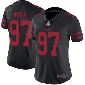 Wholesale Cheap Nike 49ers #97 Nick Bosa Black Alternate Women\'s Stitched NFL Vapor Untouchable Limited Jersey