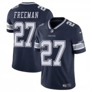 Cheap Men's Dallas Cowboys #27 Royce Freeman Navy Vapor Untouchable Limited Football Stitched Jersey