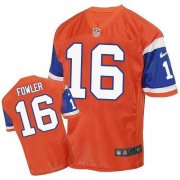 Wholesale Cheap Nike Broncos #16 Bennie Fowler Orange Throwback Men's Stitched NFL Elite Jersey
