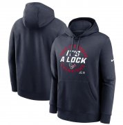 Cheap Men's Houston Texans Navy 2023 AFC South Division Champions Locker Room Trophy Collection Club Pullover Hoodie