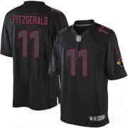 Wholesale Cheap Nike Cardinals #11 Larry Fitzgerald Black Men's Stitched NFL Impact Limited Jersey