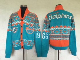 Wholesale Cheap Nike Dolphins Men\'s Ugly Sweater_1