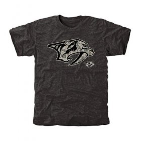 Wholesale Cheap Men\'s Nashville Predators Black Rink Warrior T-Shirt