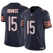 Cheap Men's Chicago Bears #15 Rome Odunze Navy 2024 Draft F.U.S.E. Vapor Football Stitched Jersey