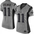 Wholesale Cheap Nike Patriots #11 Julian Edelman Gray Women's Stitched NFL Limited Gridiron Gray Jersey
