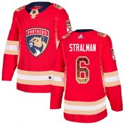 Wholesale Cheap Adidas Panthers #6 Anton Stralman Red Home Authentic Drift Fashion Stitched NHL Jersey