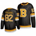 Wholesale Cheap Adidas Boston Bruins #82 Trent Frederic Black 2019-20 Authentic Third Stitched NHL Jersey