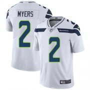Wholesale Cheap Nike Seahawks #2 Jason Myers White Men's Stitched NFL Vapor Untouchable Limited Jersey