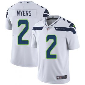 Wholesale Cheap Nike Seahawks #2 Jason Myers White Men\'s Stitched NFL Vapor Untouchable Limited Jersey