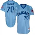 Wholesale Cheap Cubs #70 Joe Maddon Blue(White Strip) Cooperstown Throwback Stitched MLB Jersey