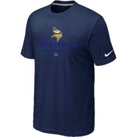 Wholesale Cheap Nike Minnesota Vikings Critical Victory NFL T-Shirt Midnight Blue
