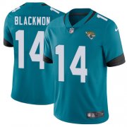 Wholesale Cheap Nike Jaguars #14 Justin Blackmon Teal Green Alternate Men's Stitched NFL Vapor Untouchable Limited Jersey
