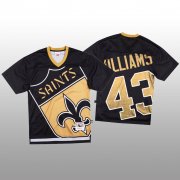 Wholesale Cheap NFL New Orleans Saints #43 Marcus Williams Black Men's Mitchell & Nell Big Face Fashion Limited NFL Jersey