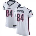 Wholesale Cheap Nike Patriots #84 Benjamin Watson White Men's Stitched NFL Vapor Untouchable Elite Jersey