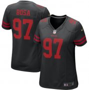 Women San Francisco 49ers #97 Nick Bosa Black Vapor Untouchable Limited Jersey