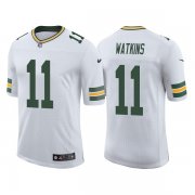 Wholesale Cheap Men's Green Bay Packers #11 Sammy Watkins White Stitched Football Jersey