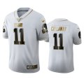 Wholesale Cheap Cleveland Browns #11 Antonio Callaway Men's Nike White Golden Edition Vapor Limited NFL 100 Jersey