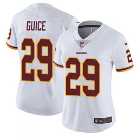 Wholesale Cheap Nike Redskins #29 Derrius Guice White Women\'s Stitched NFL Vapor Untouchable Limited Jersey