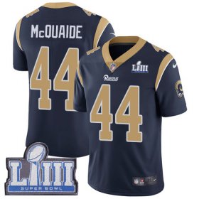 Wholesale Cheap Nike Rams #44 Jacob McQuaide Navy Blue Team Color Super Bowl LIII Bound Men\'s Stitched NFL Vapor Untouchable Limited Jersey