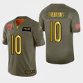Wholesale Cheap Chicago Bears #10 Mitchell Trubisky Men's Nike Olive Gold 2019 Salute to Service Limited NFL 100 Jersey