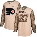 Wholesale Cheap Adidas Flyers #27 Ron Hextall Camo Authentic 2017 Veterans Day Stitched NHL Jersey