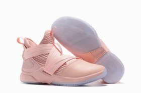 Wholesale Cheap Nike Lebron James Soldier 12 Shoes Pink