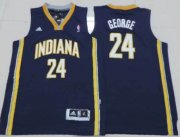 Cheap Indiana Pacers #24 Paul George Navy Blue Kids Jersey