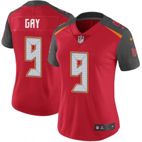 Wholesale Cheap Nike Buccaneers #9 Matt Gay Red Team Color Women\'s Stitched NFL Vapor Untouchable Limited Jersey
