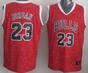Wholesale Cheap Chicago Bulls #23 Michael Jordan Red Leopard Print Fashion Jersey