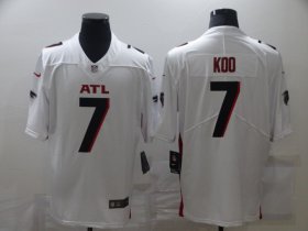 Wholesale Cheap Nike Falcons 7 Younghoe Koo White New Vapor Untouchable Limited Jersey