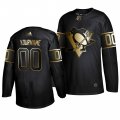 Wholesale Cheap Adidas Penguins Custom Men's 2019 Black Golden Edition Authentic Stitched NHL Jersey