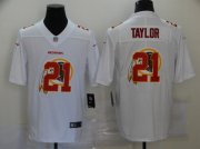 Wholesale Cheap Men's Washington Redskins #21 Sean Taylor White 2020 Shadow Logo Vapor Untouchable Stitched NFL Nike Limited Jersey