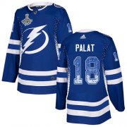Cheap Adidas Lightning #18 Ondrej Palat Blue Home Authentic Drift Fashion 2020 Stanley Cup Champions Stitched NHL Jersey